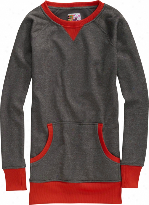 Burton Brooklyn Crew Fleece Heathers/fox Hunt