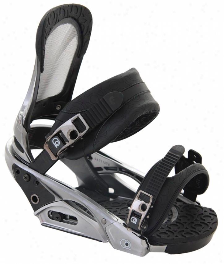 Burton Co2 Snowboard Bindings Black Chrome