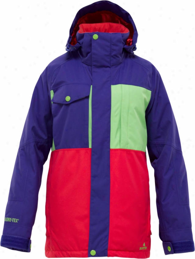 Burton Touch Goretex Snowboard Jacket Twilight Colorblock