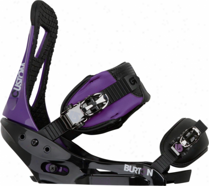 Burton Custom Est Snowboard Bindings Purple