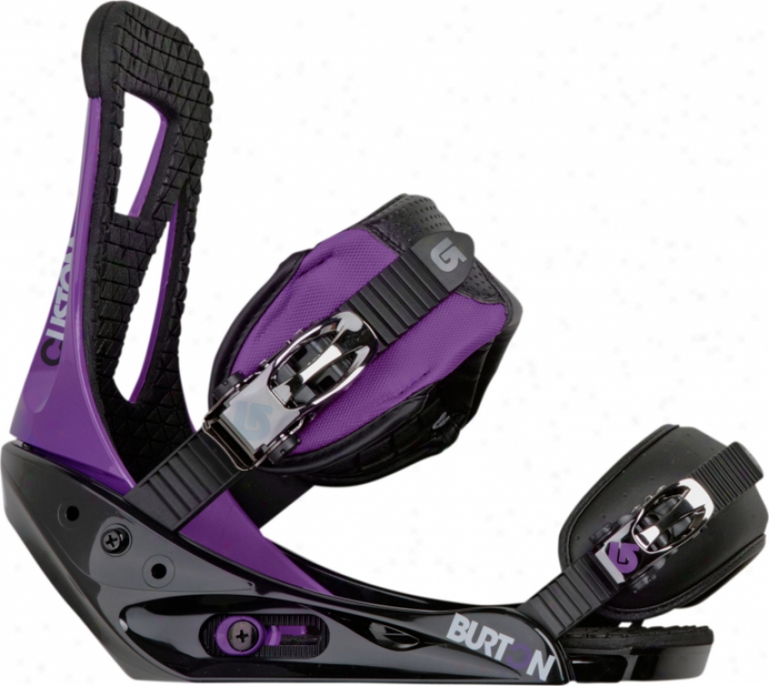 Burton Custom Snowboard Bindings Purpke