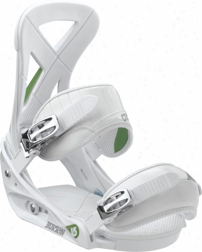 Burton Custom Snowboard Bindings White
