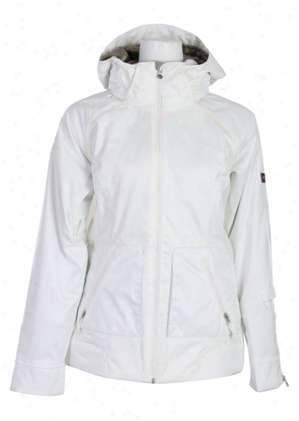 Burton Dante Snowboatd Jacket Le Rue Jaqd Brt White