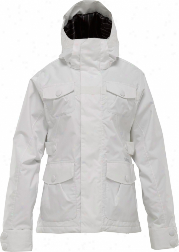 Burton Delirium Snowboard Jacket Bright White