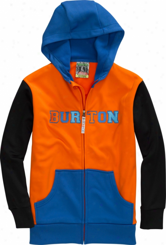 Burton Fate Bonded Hoodie Orangeman Colorblock