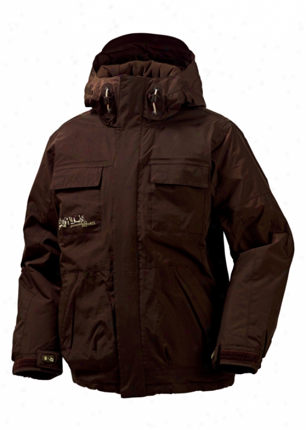 Buton Element Insulated Snowboard Jacket Roasted Brown
