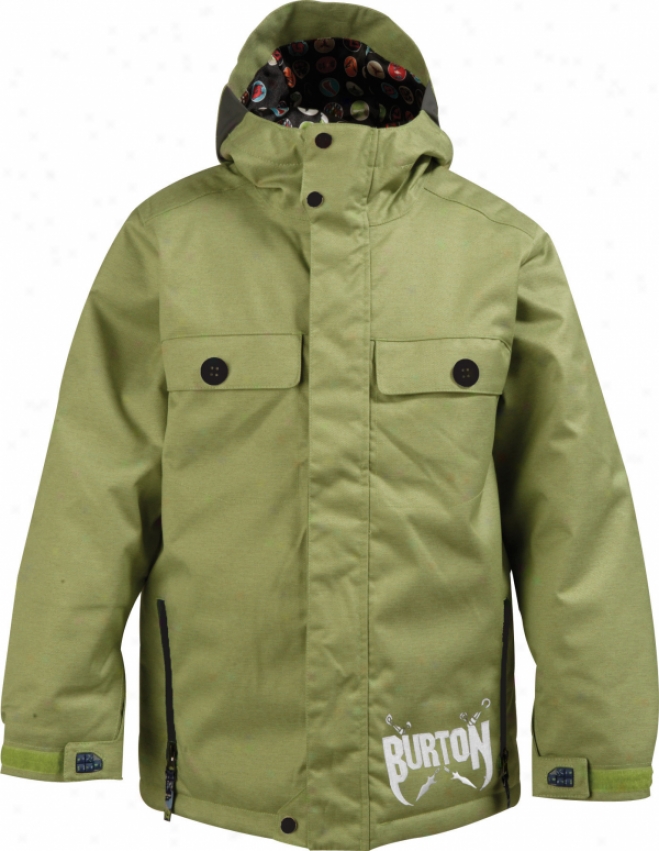 Burton Entourage Snowboard Jacket Lime Green