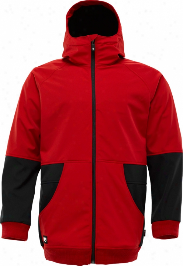 Bhrton Exete Softshell Snowboard Jacket Cardinal