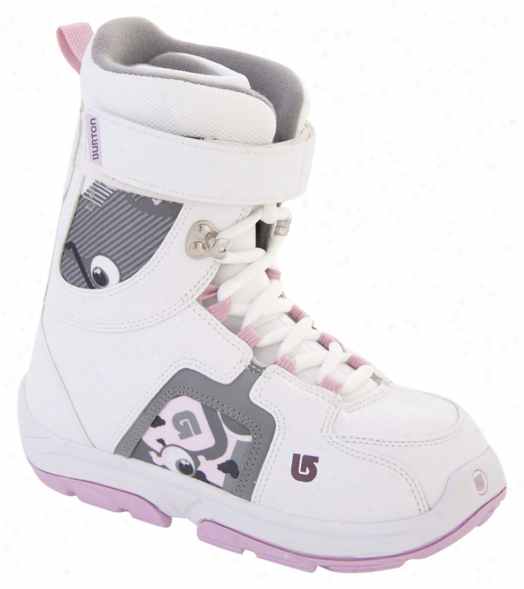 Burton Freestyle Snowboard Boots White/grey/purple
