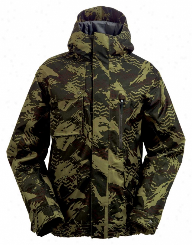 Burton Gmp Ezquire Snowboard Jacket Resin Camo