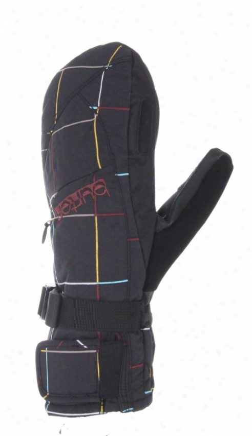 Burton Gore-tex Under Snowboard Mitts Black Grid