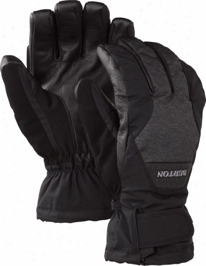 Burton Goretex Leather Snowboard Gloves True Black