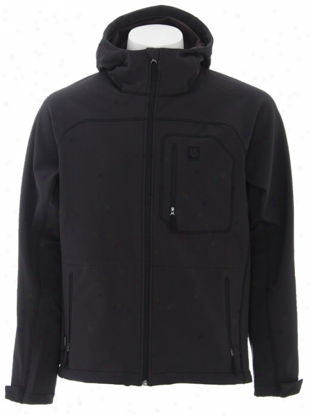 Burton Hook Softshell Snowboard Jacket Black