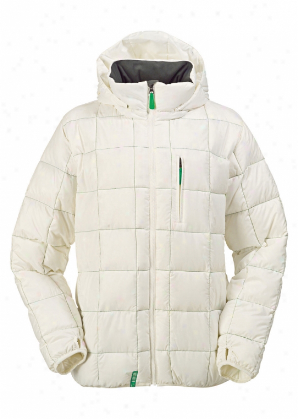 Burton Idiom Packable Down Snowboard Jacket Bright White