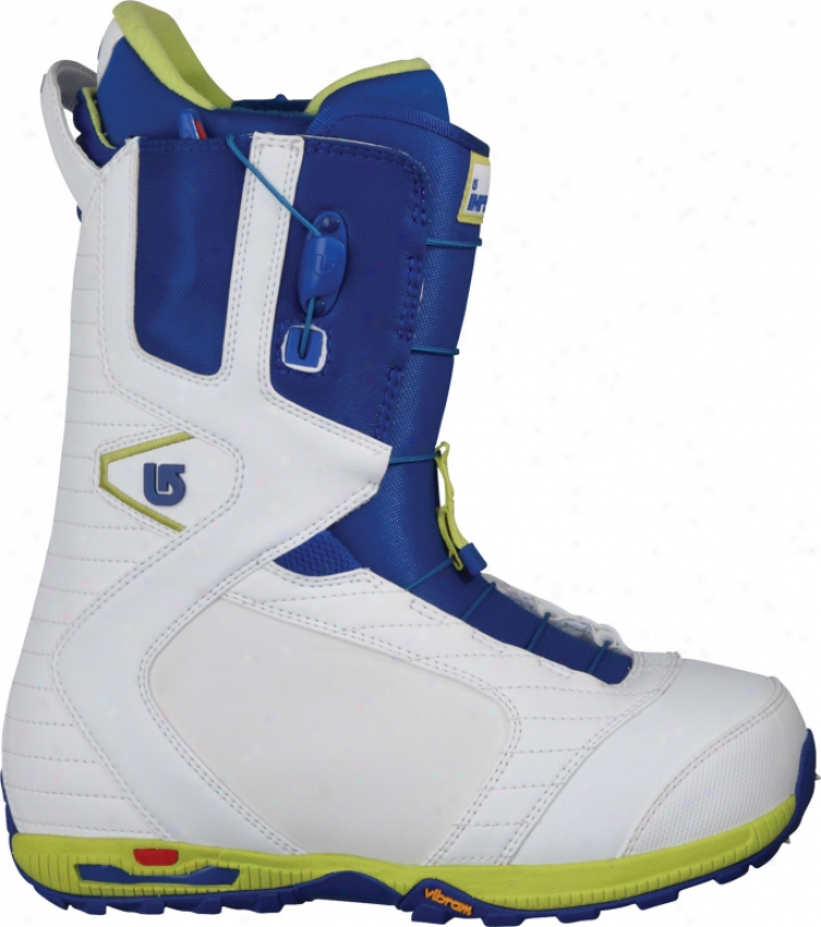 Burton Imperial Snowboard Boots White/blue/lime