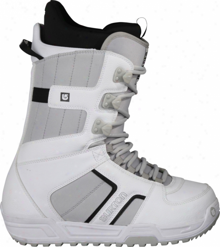 Burton Invader Snowboard Boots White/black