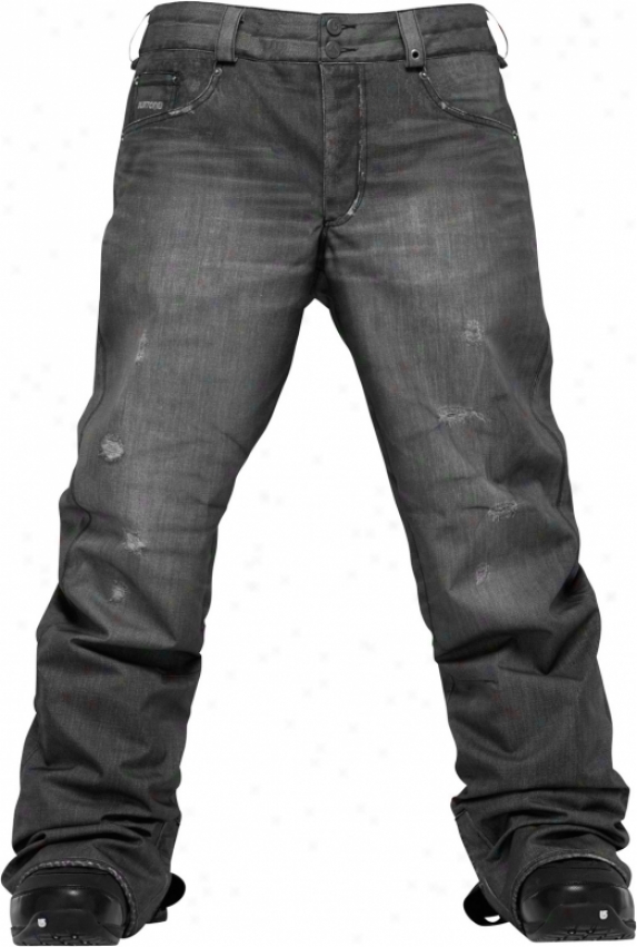 Burton Jeans Snowboard Pants Black Denim