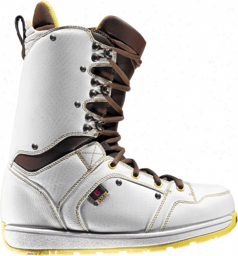 Burton Jeremy Jones Snowboard Boots White/yellow/brown