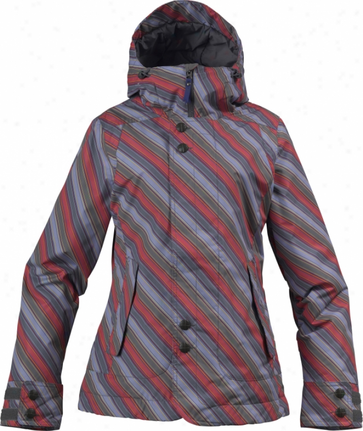 Burton Jet Se Stnowboard Jacket Cosmo Tie Stripe