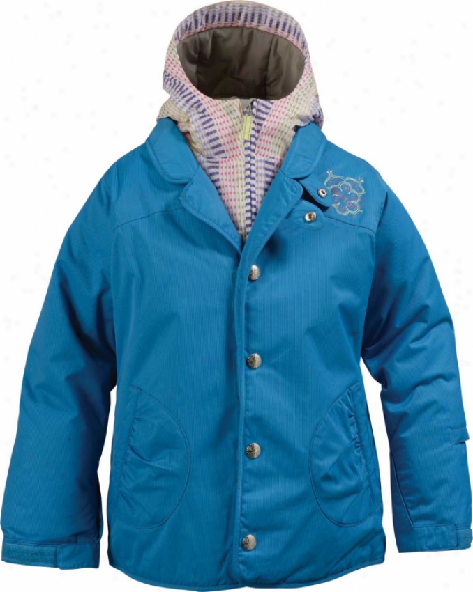 Burton Jewel System Snowboard Jacket Blue Topaz