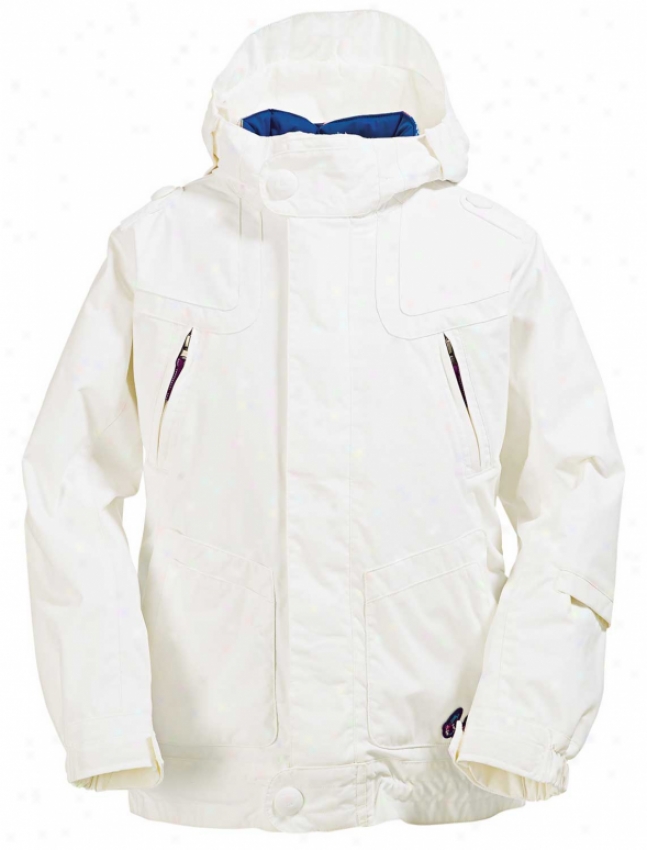 Burton Jewel System Snowboard Jacket Bright White