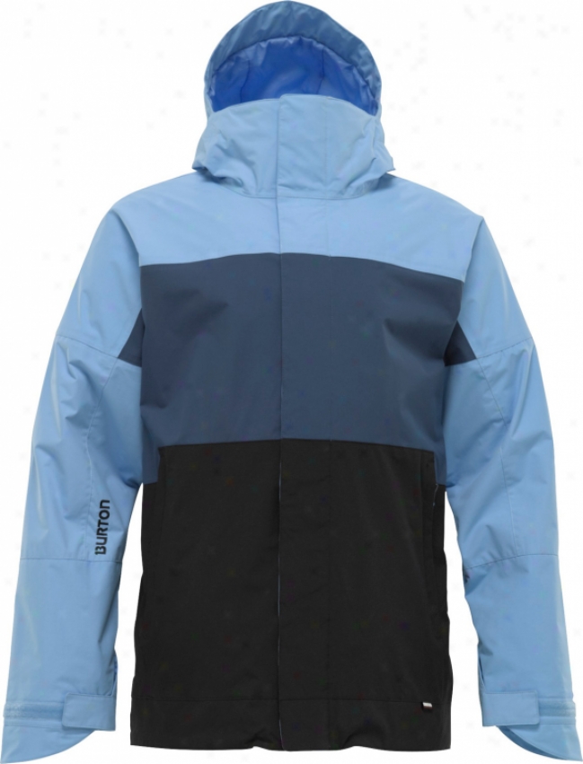 Burton Launch Insulated Snowboard Jacket Blu23/team Blue/true Black