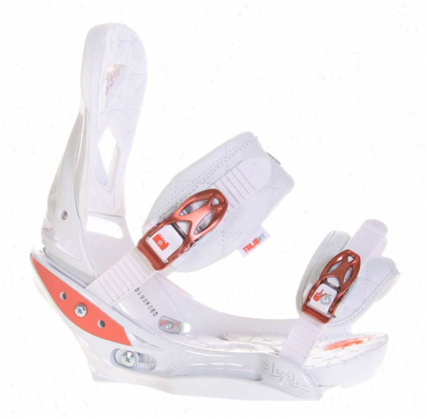 Burton Lexa Est Snowboard Bindings Wht Coral