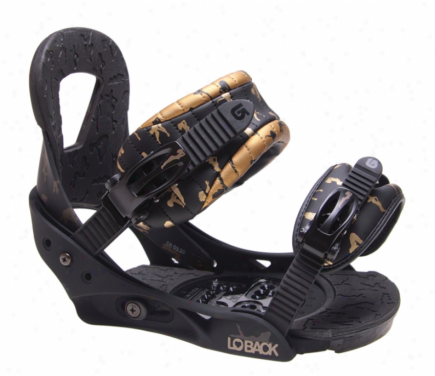 Burton Lo-back Snowboard Bindings Black