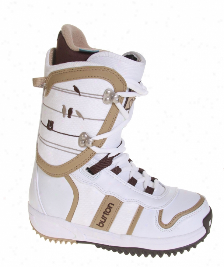 Burton Lodi Snowboard Boots Wjite/tan