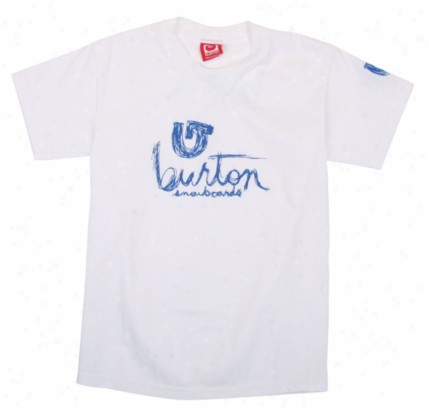 Burton Lowr Scr T-shirt White