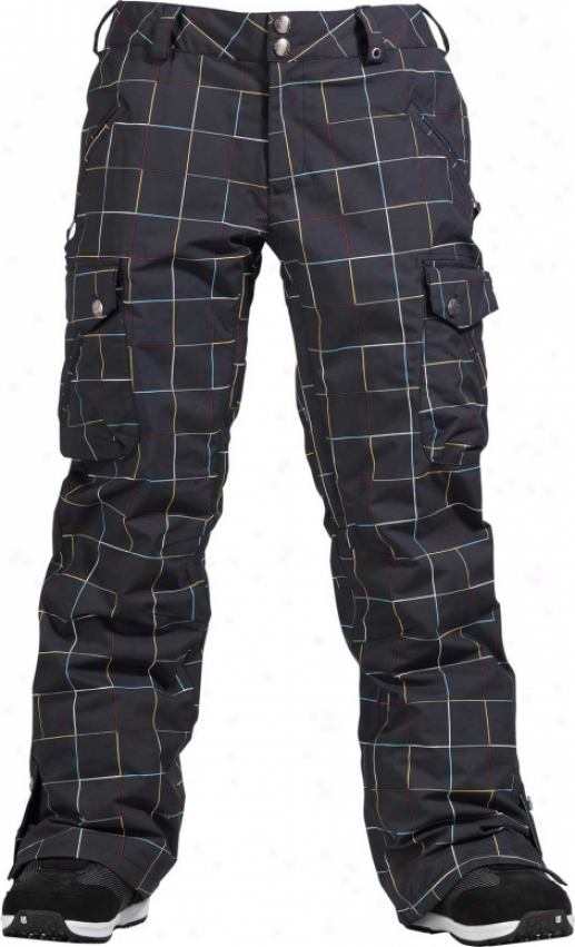 Burton Lucky Snowboard Pants Gridline Yes Black