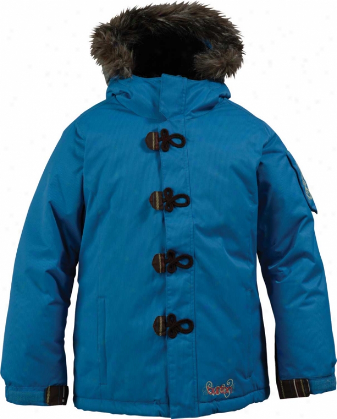 Burton Shining Snowboard Jacket Blue Topaz