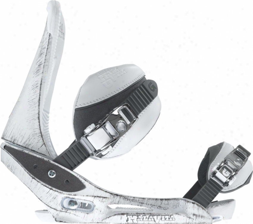 Burton Malavita Est Snowboard Bindings White Trsh