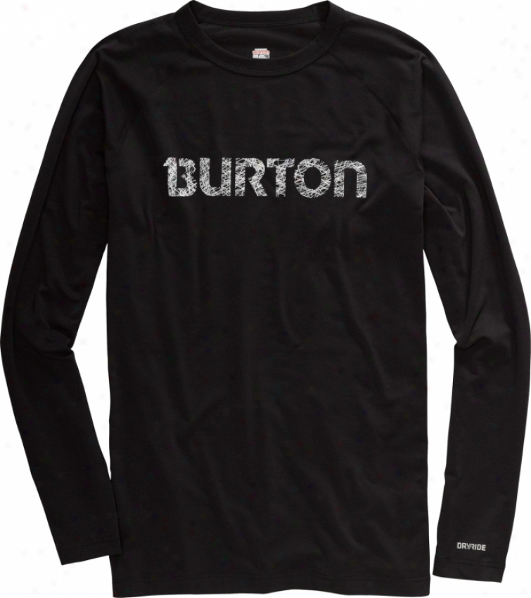 Burtoon Midweight Crew First Layer Shirt True Black