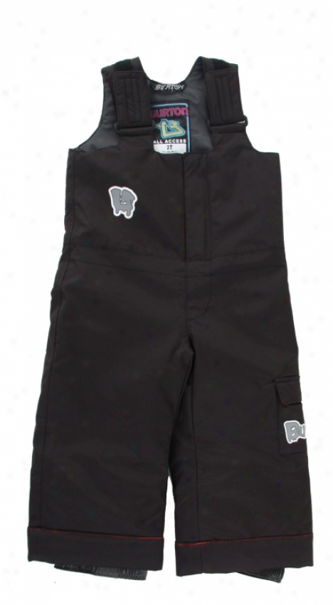 Burton Mini Shred Bib Toddler Snowboard Pant True Black