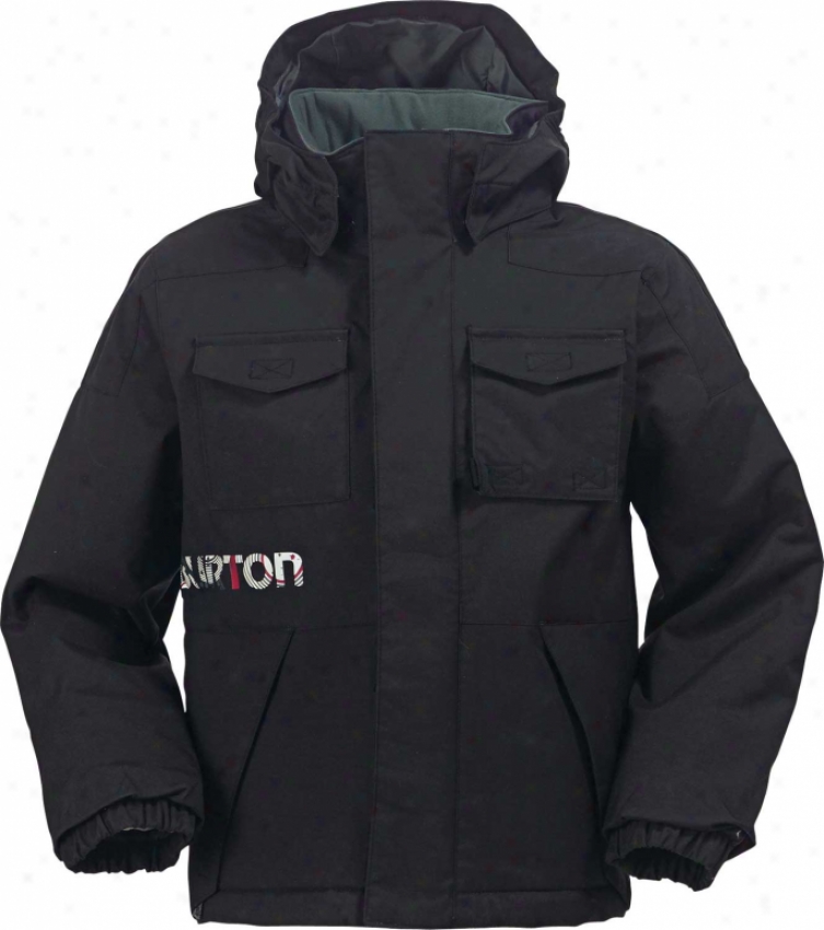 Burton Mini Shred Toddler Snowboard Jacket True Black