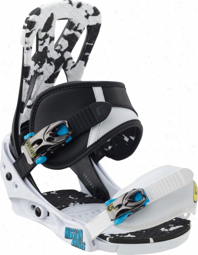 Burton Mission Smalls Snowboard Bindings Black/white