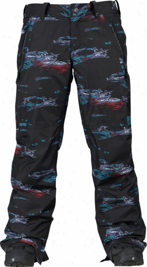 Burton Mosaic Snowboard Pants True Black Hot Ripple