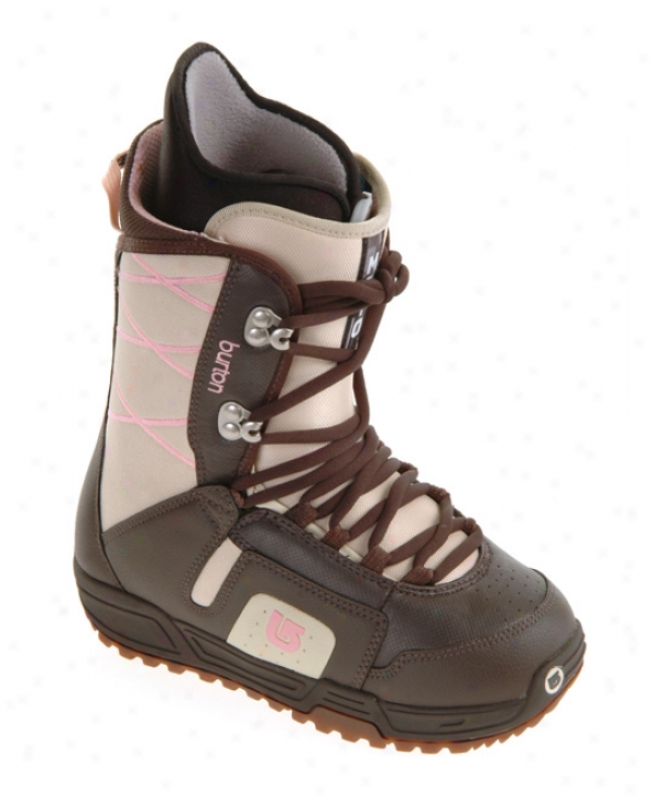 Burton Moto Snowboard Boots Brown/pink