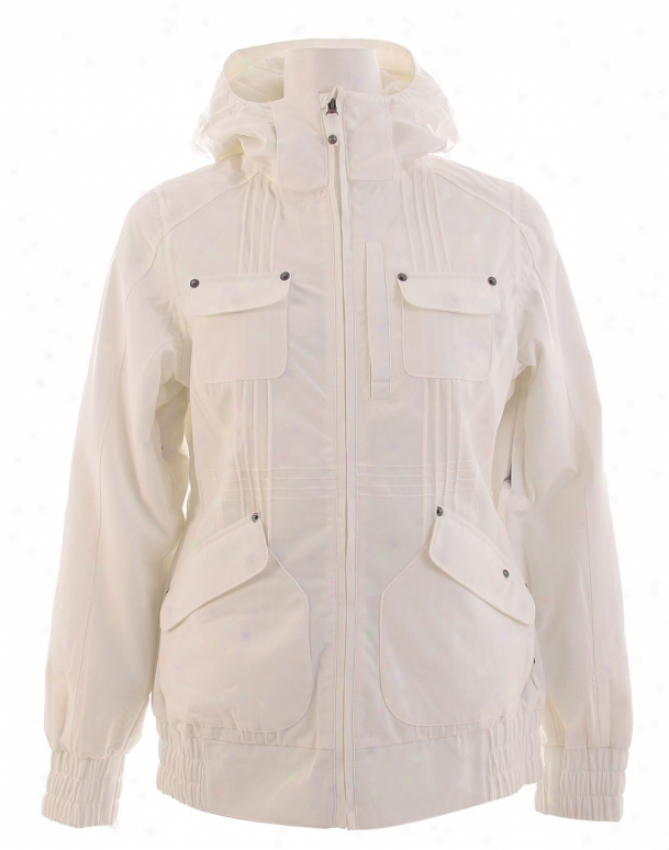 Burton Mutiny Snowboard Jacket Bright White