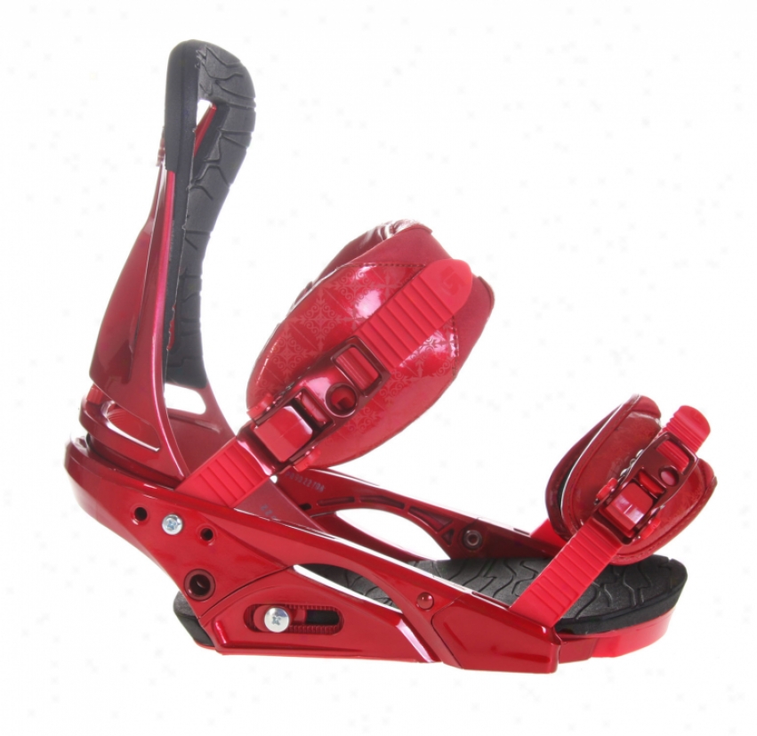 Burton P1.1 Snowboard Bindings Tonal Red