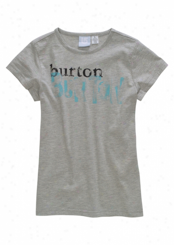 Burton Paintbucket T-shirt Heathef Grey
