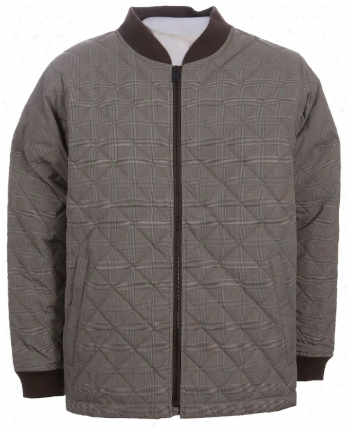 Burton Plaid Quil Insulated Jacket Mocha