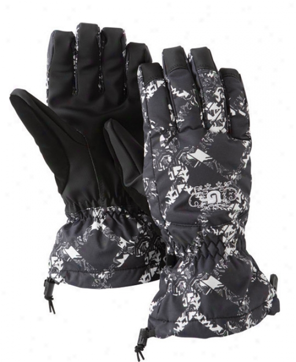 Burton Profile Snowboard Gloves True Negro Linm Up Print