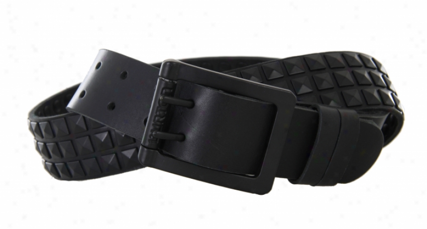 Burton Pyramid Leather Belt True Black