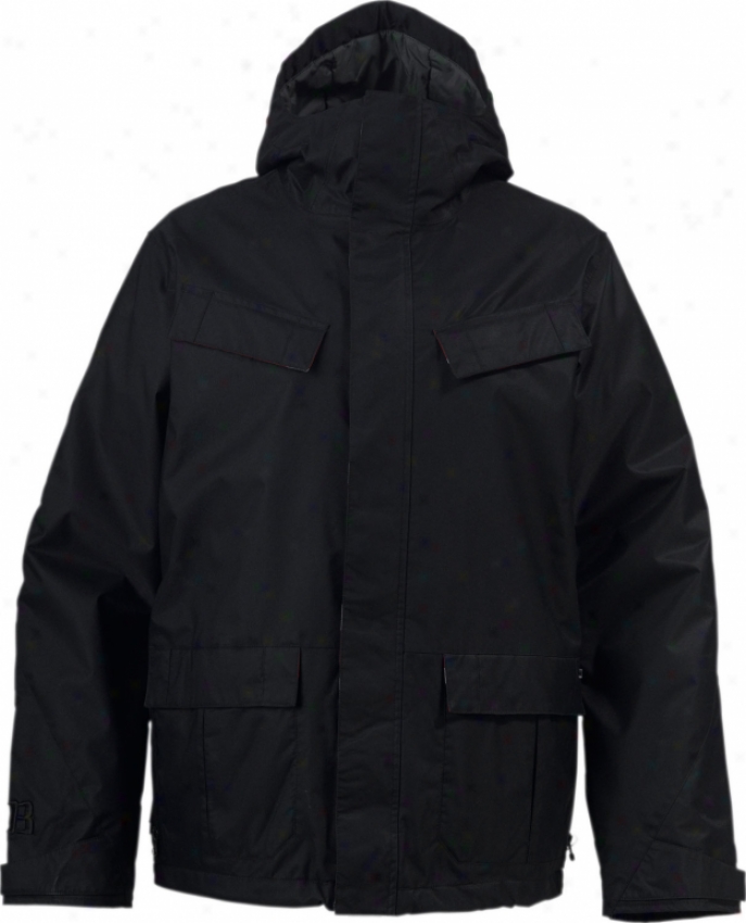 Burton Restricted Druid Snowboard Jacket Exact Black