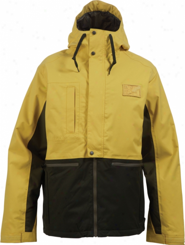 Burton Retsricted Ratched Snowboard Jacket Defective Yellow