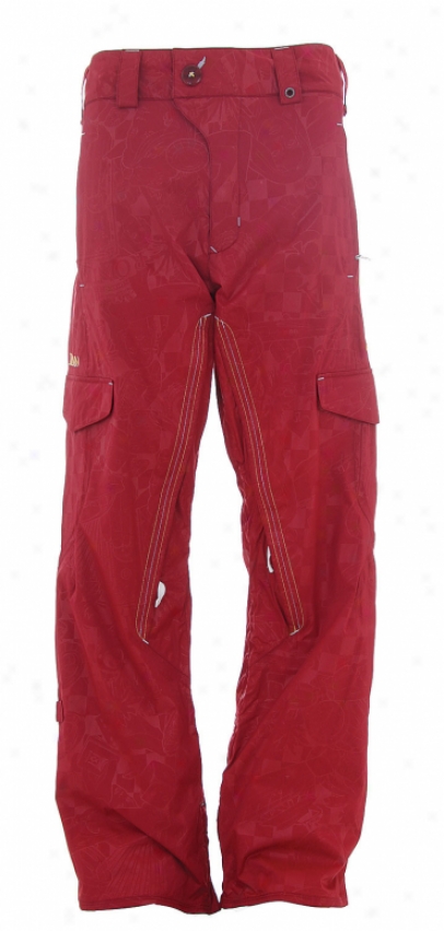 Burton Ronin Stable Snowboard Pants Montevarlo Crimson