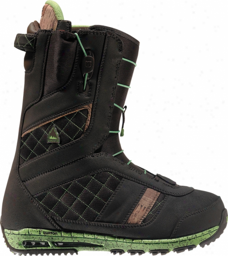 Burton Ruler Snowboard Boots Brown/lime