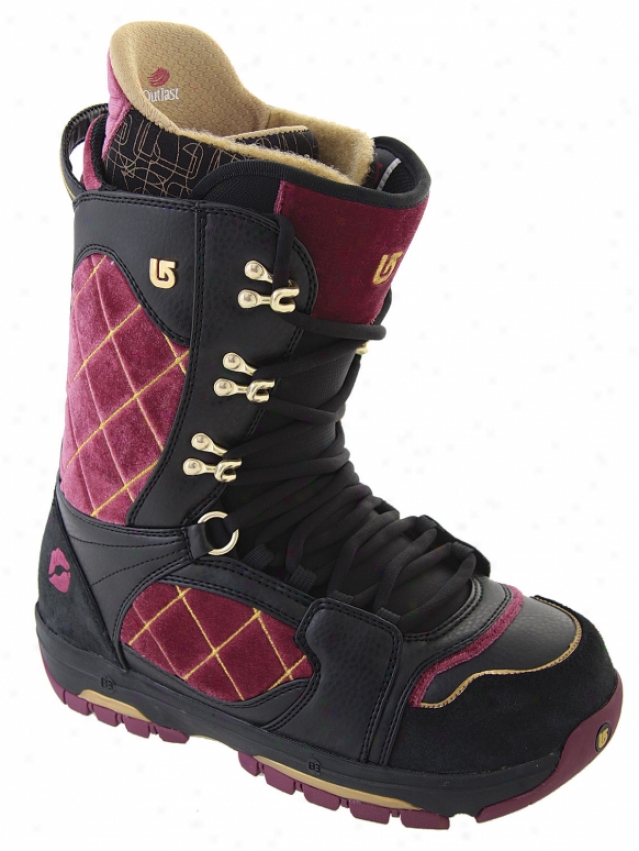 Burton Sabbath Snowboard Boots Black/crushed Velver